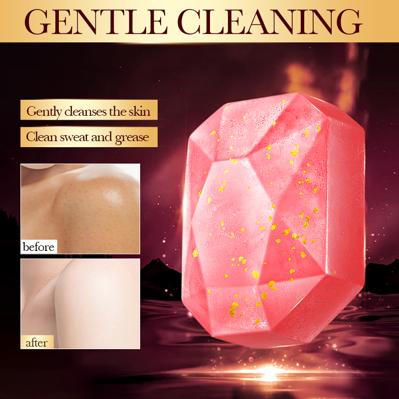 Luxury Skincare Gifts For Women - Rose Gold Foil Handmade Soap –