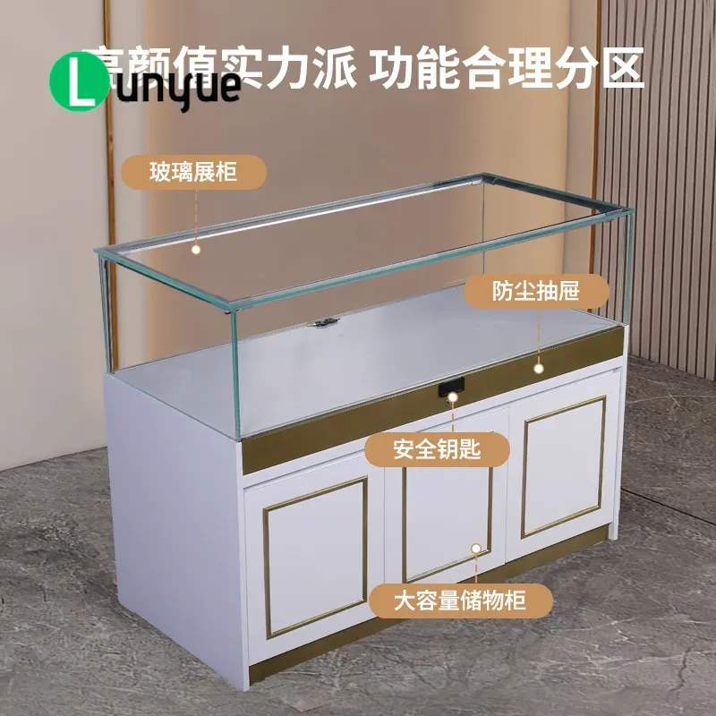 Wooden Display Cabinet for Des - Luxury Skincare Samples review and price