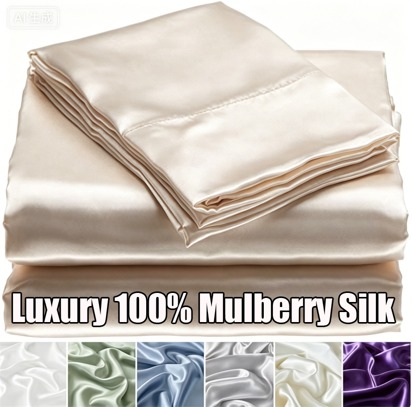 Luxury Mulberry Silk Bed Sheet - Luxury Skincare Sets review and price