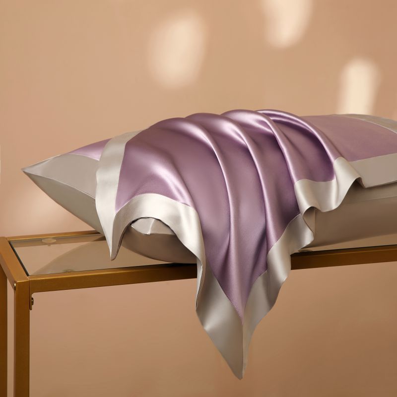 40 Momme Silk Pillowcase Front - Luxury Skincare Gifts For Women review and price