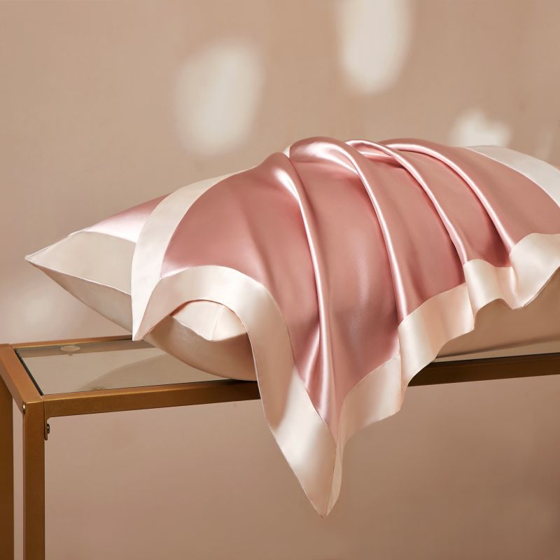 40 Momme Silk Pillowcase Front - Luxury Skincare Gifts For Women review and price