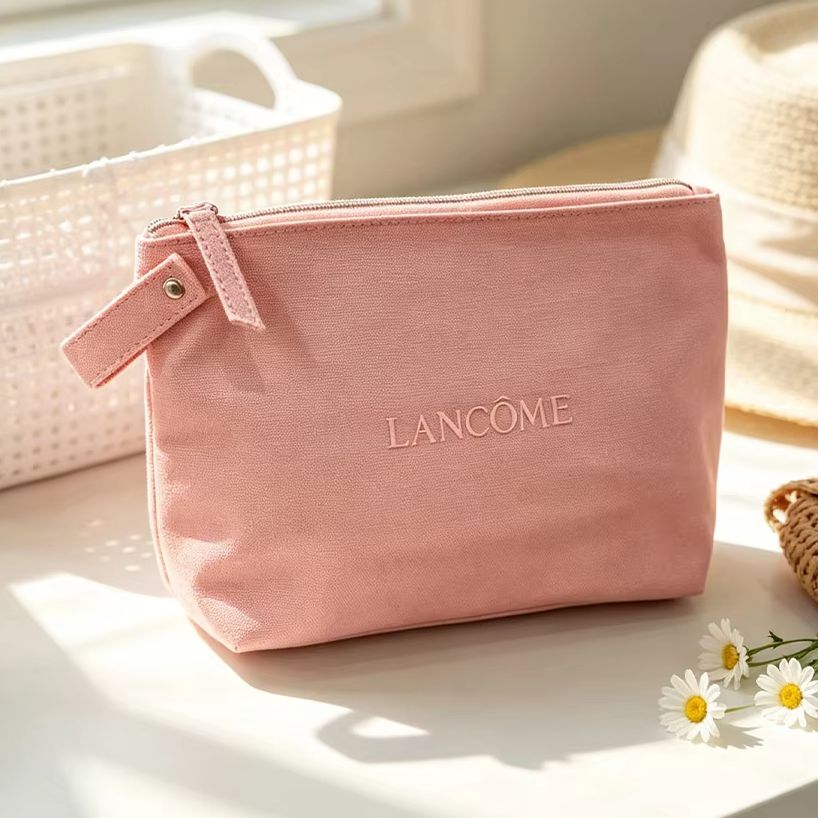 Lancome Grey Pink Canvas Embro - Luxury Skincare Samples review and price