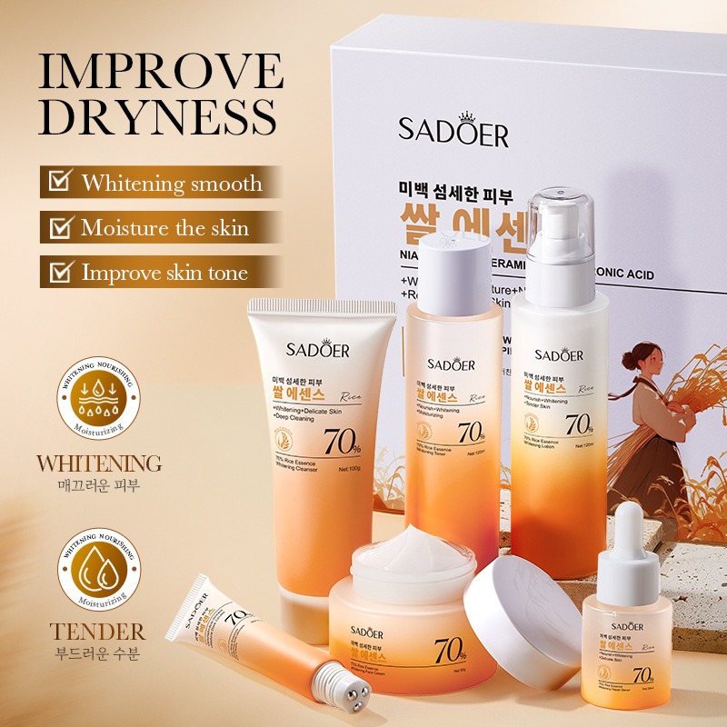 70% Rice Moisturizing Anti-Wri - Luxury Skincare Kit review and price