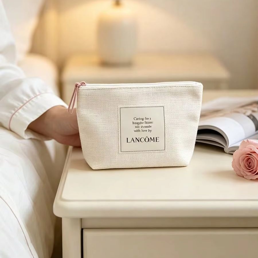 Lancome’s bag Cream White Text - Luxury Skincare Samples review and price