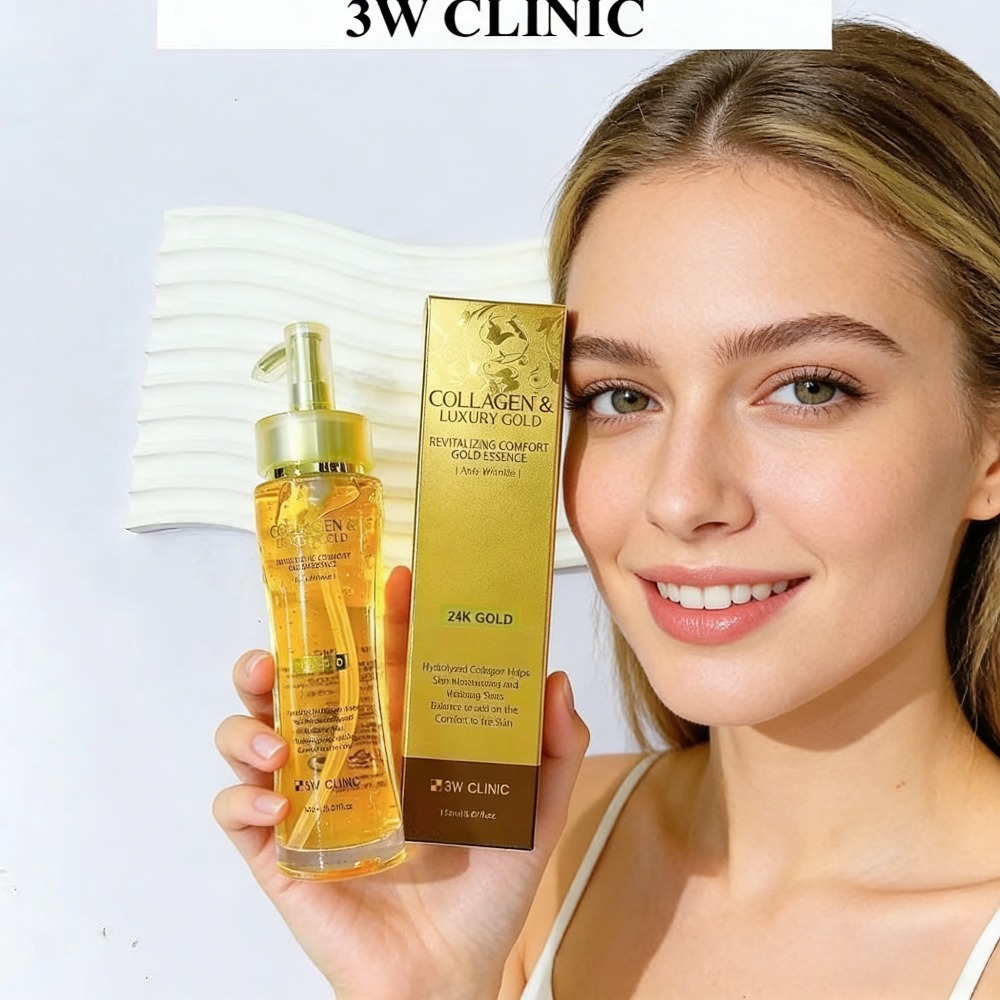 3WCLINIC Collagen & Luxury Gol - Luxury Skincare Korea review and price