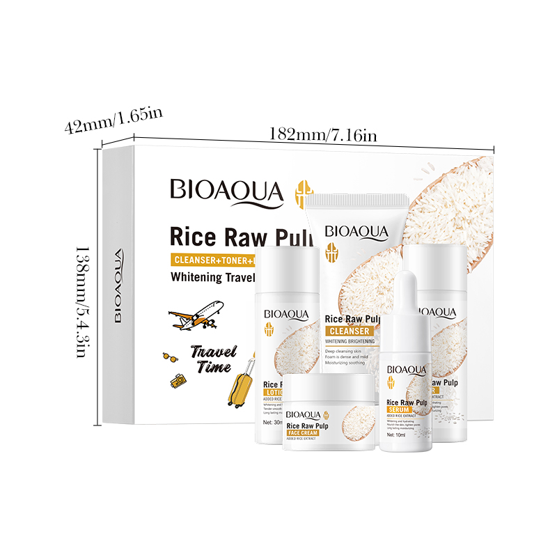 Rice Puree Skin Care Set & Soa - Luxury Skincare Kit review and price